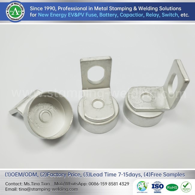 Copper Cap Contact for HV Low Current EV Fuses Copper Cap Contact for HV Low Current EV Fuses