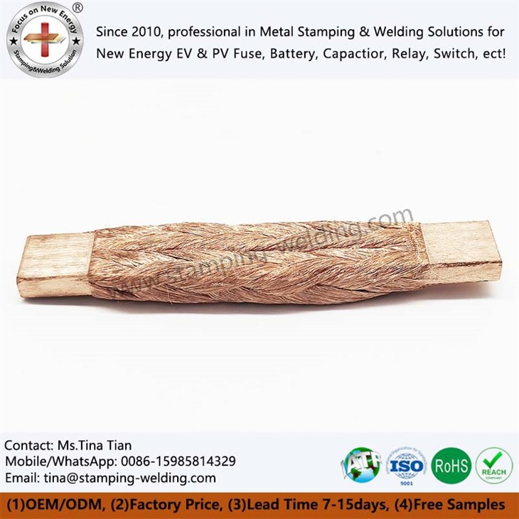 Custom Copper Braided Busbar