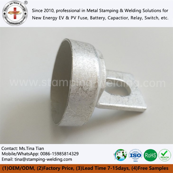 Tin Plated Copper End Caps For EV Fuse