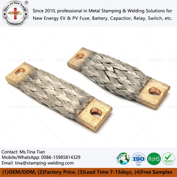 High Quality Flat Copper Braid Wire for Circuit Breaker