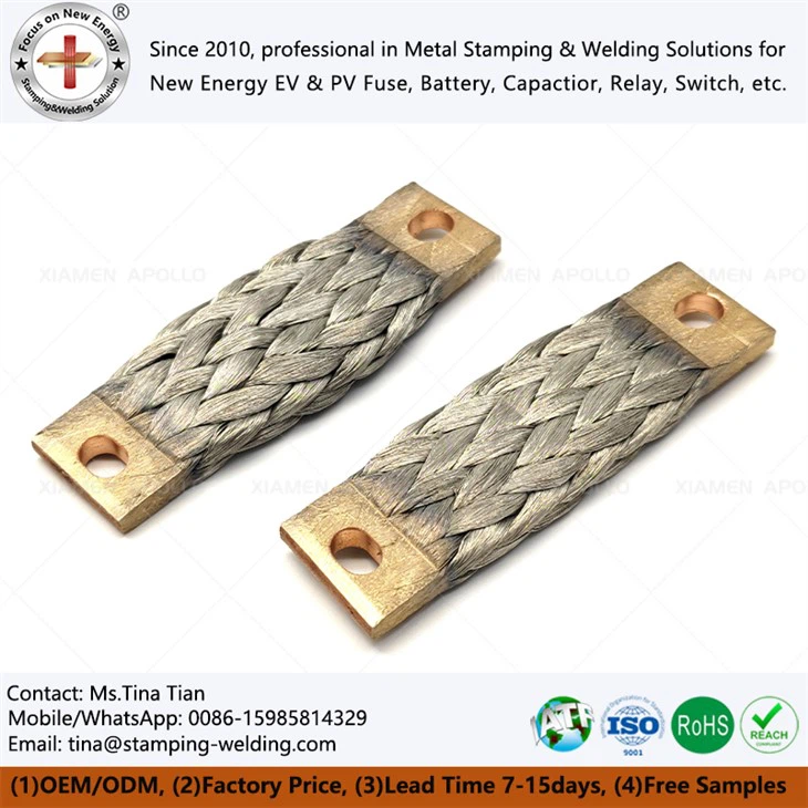 Customized Flat Copper Braid Wire for Circuit Breaker