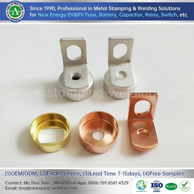 Brass And Copper Cap For EV Fuse