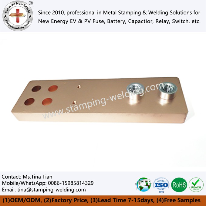 Riveted Nut Copper Busbar Riveted Nut Copper Busbar