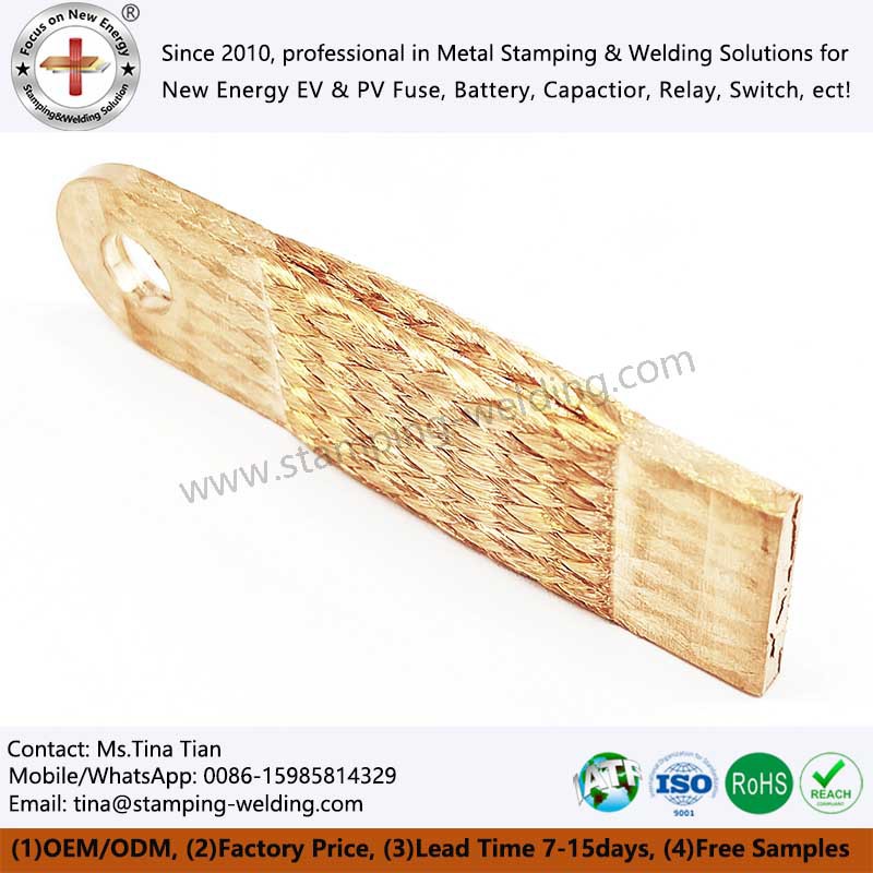 Braided Wire Copper Bus Bar Braided Wire Copper Bus Bar