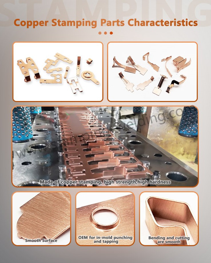 Electrical Metal Copper Stamping Components Characteristics Electrical Metal Copper Stamping Components Characteristics
