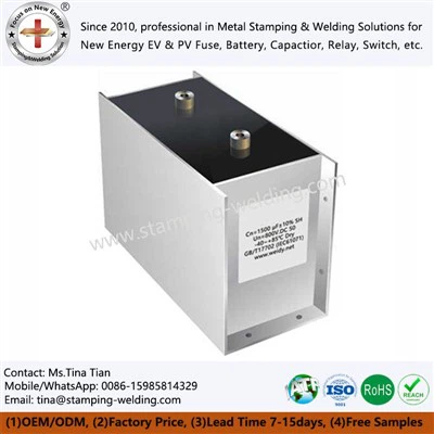 GE aizsargkondensatori alumīnija kann